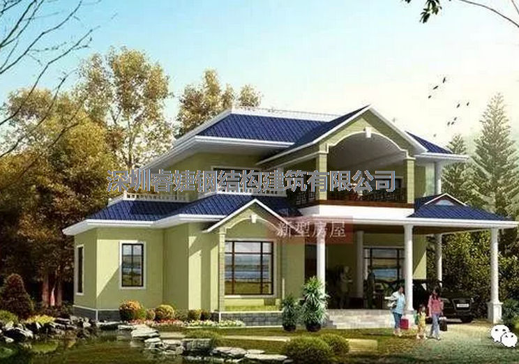 五套鄉(xiāng)間別墅小戶型，2層5臥室?guī)к噹?，超?jí)經(jīng)濟(jì)實(shí)惠（帶設(shè)計(jì)圖）(圖4)