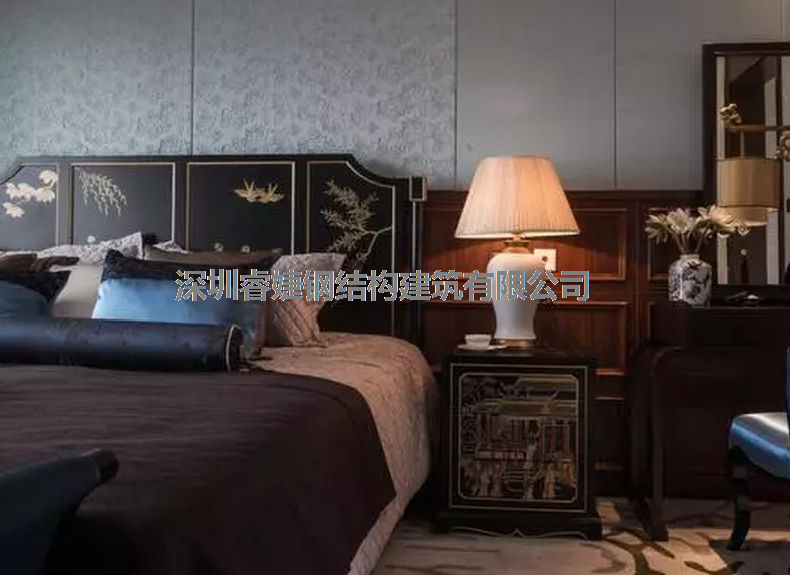 內(nèi)裝修推薦：240平新中式輕鋼別墅，一步一景打造詩(shī)意的家園！(圖4)