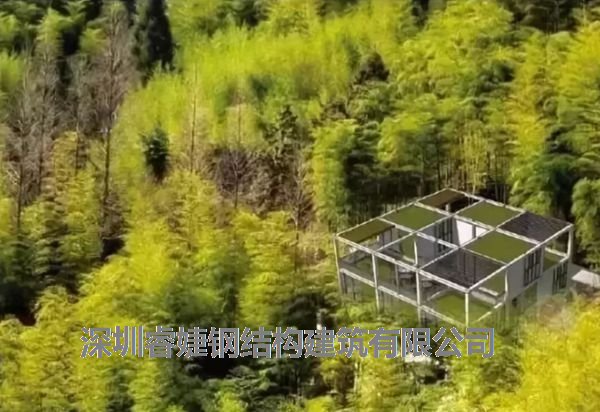 輕鋼別墅走向美觀節(jié)能的裝配式環(huán)保建筑，將是流行趨勢。(圖3)